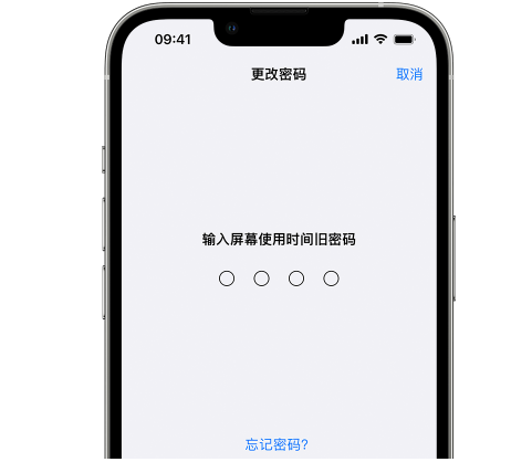 琅琊iPhone屏幕维修分享iPhone屏幕使用时间密码忘记了怎么办 