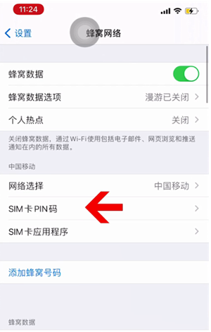 琅琊苹果14维修网分享如何给iPhone14的SIM卡设置密码 