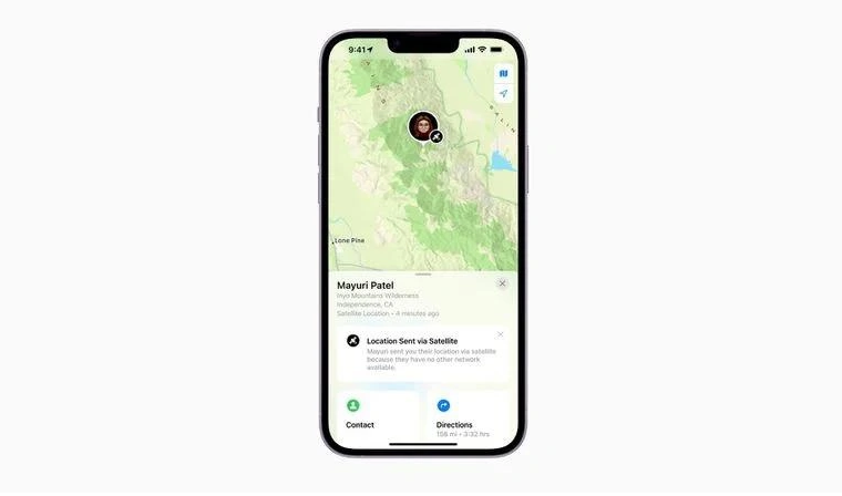 琅琊苹果14维修分享iPhone14系列中 FindMy功能通过卫星分享位置方法教程 