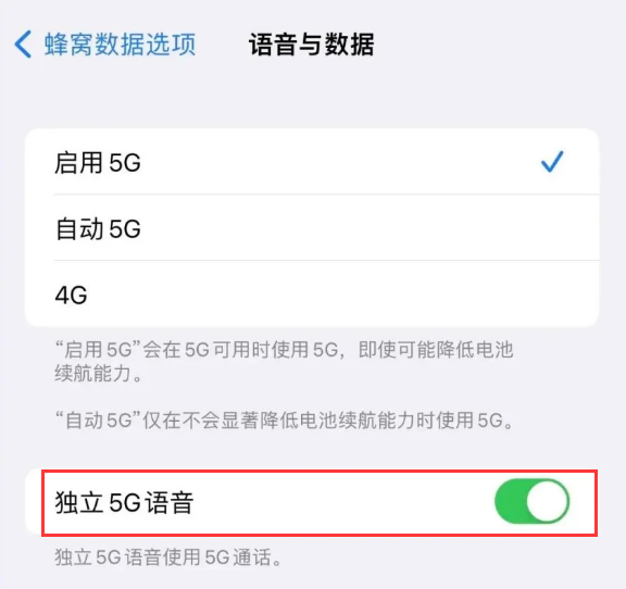 琅琊苹果14维修分享iPhone 14 Pro如何开启VoNR 