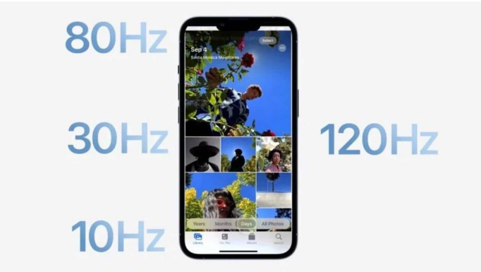 琅琊苹果14维修分享iPhone 14有高刷吗 