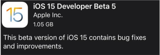 琅琊苹果手机维修分享如何升级到iOS15.0 beta5 